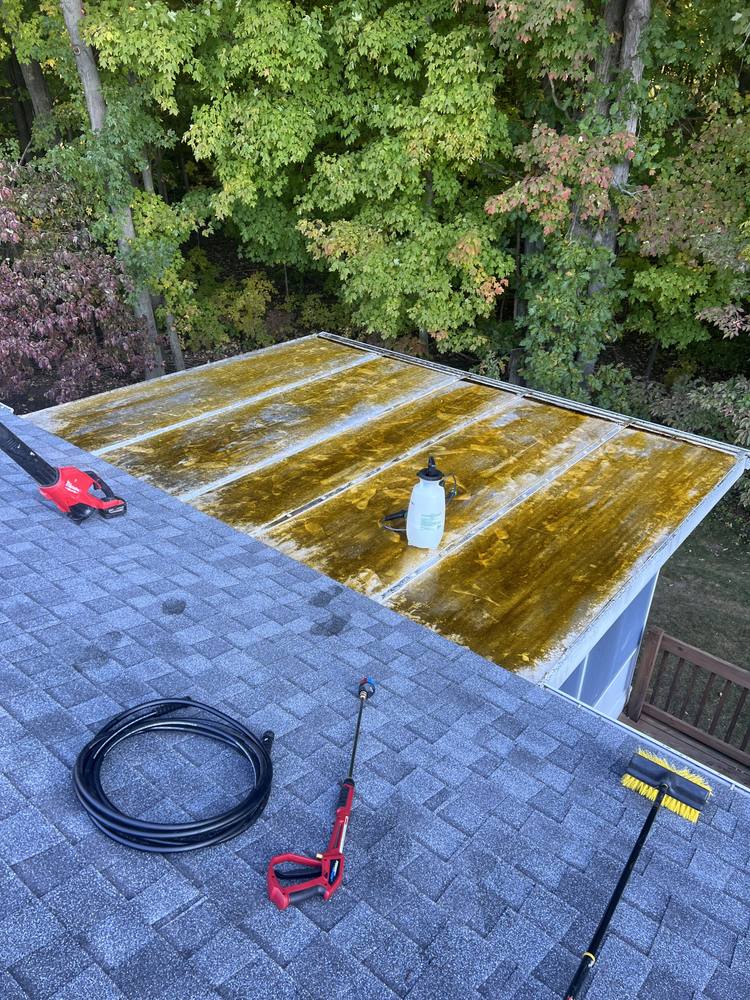 Three-Season Porch Roof Coating in West Michigan — photo 2 of 13